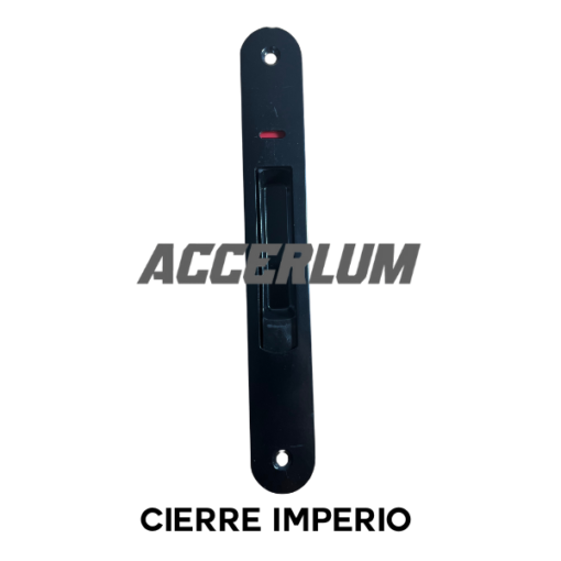 CIERRE H101 IMPERIO ALUMINIO NEGRO / blanco