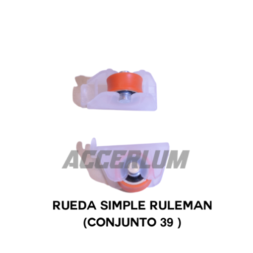 RUEDA SIMPLE RULEMAN ( CONJUNTO 39)